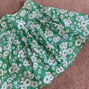 Forever 21 | Green Floral Skirt